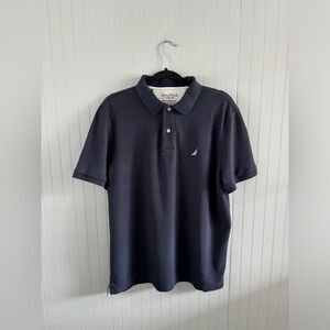Nautica Men’s Classic-Fit Deck Polo Large Navy